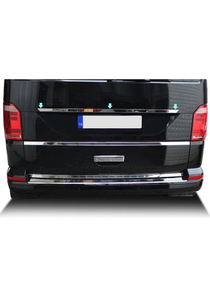 Vw T6 Transporter 2015-2020 Arası Krom Bagaj Çıtası P.çelik