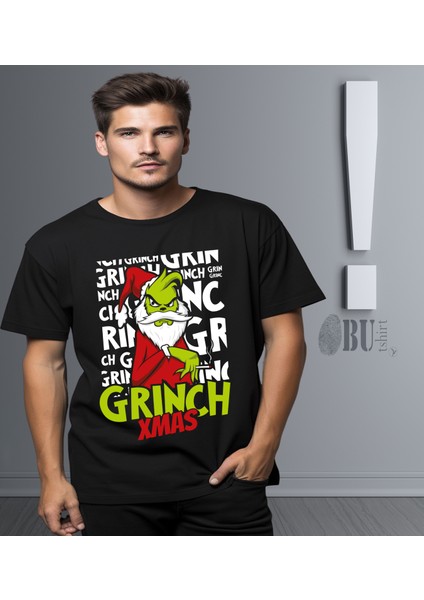 ' The Grinch – Xmass‘ Baskılı 'regular-Fit' Unisex Tişört