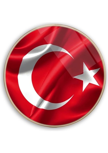 Bayrak Yuvarlak Cam Tablo fiyatları