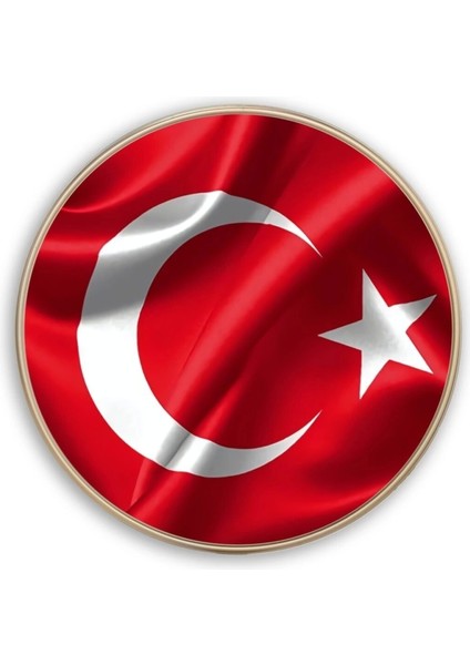 Bayrak Yuvarlak Cam Tablo modelleri