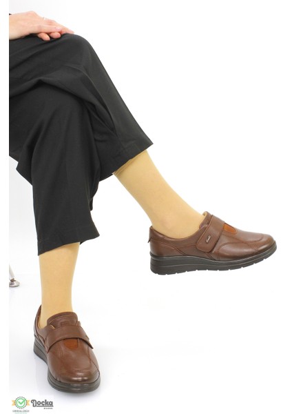 Kadın Tam Deri Günlük Cırtlı Anne Ayakkabısı F25/CM21314 indirimleri