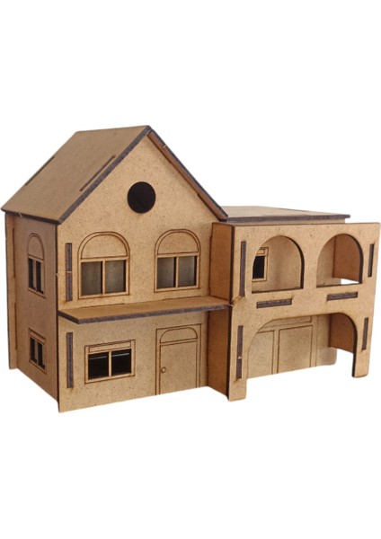 Ahşap Maket Konak 200 X 150 X 121mm