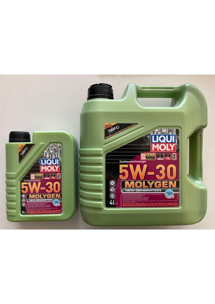 Molygen 5W-30 Partiküllü Motor 5 Litre Yağı 2023