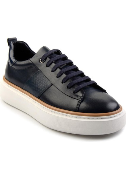 Lacivert Leather Erkek Sneaker E01901542641 fiyatları