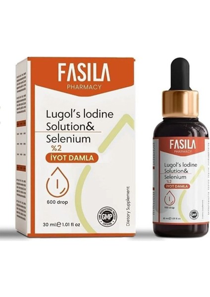 Lugol Iyot Da mlası Selenyum Ilaveli 30 ml