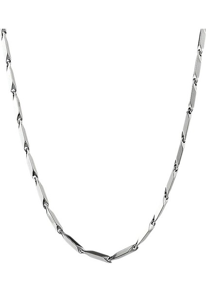 Çelik Kolye Titanyum Melon Düz Model 2 mm 55 cm Gümüş Silver fiyatları