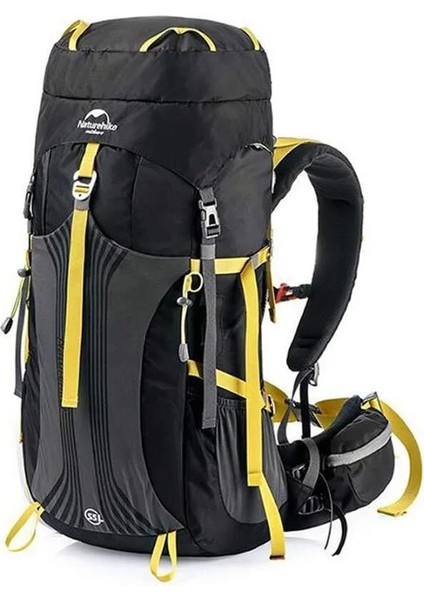Naturehike 55+5 Lt Trekking Sırt Çantası Siyah