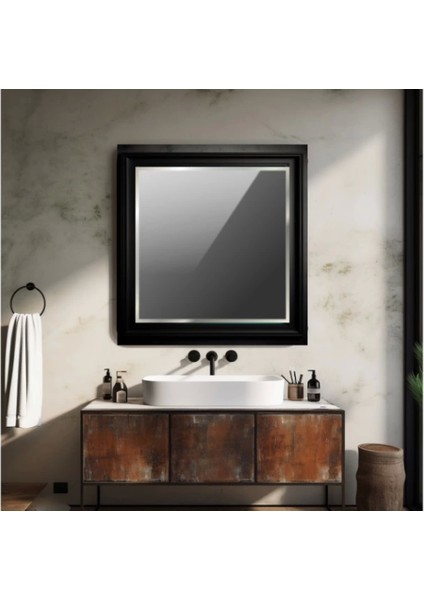 Dekorarif Desenli Kare Duvar Aynası 30