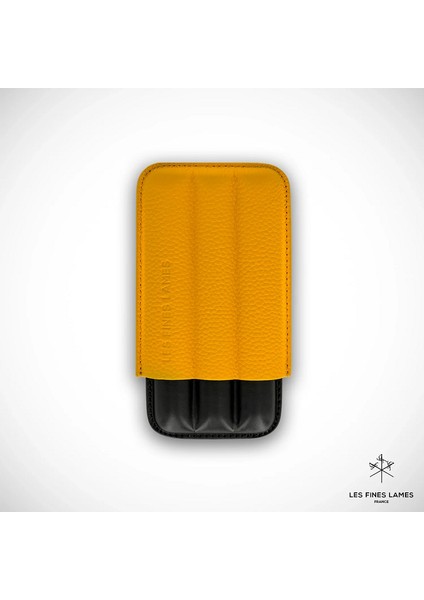 Üçlü Sarı Puro Kılıfı