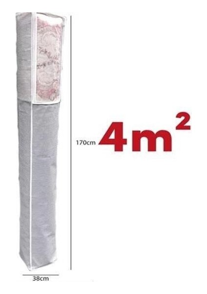 Pencereli Halı Hurcu Toz Geçirmez Sağlam Dayanıklı Hurç Organizer 6m²