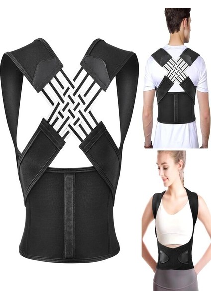 Sırt Duruş Düzeltici Korse Sırt Ağrı Kemeri Ayarlanabilir Dik Durma Kemeri Ofis Ev Spor Günlük Korse fiyatları