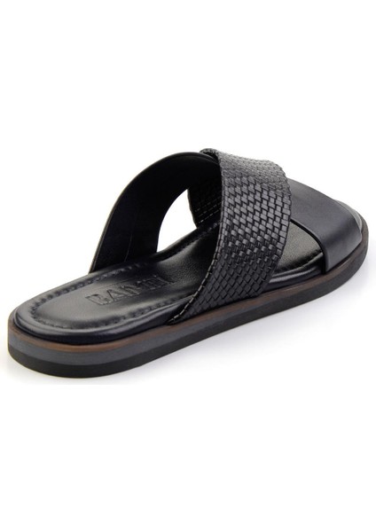 Lacivert Leather Erkek Terlik E04433500043 modelleri