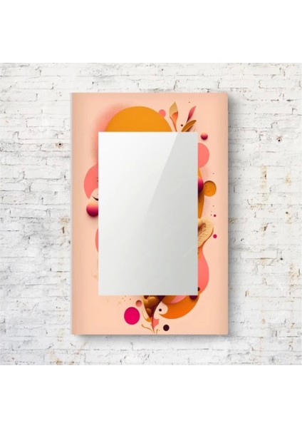 Dekorarif Desenli Dikdörtgen Duvar Aynası 23