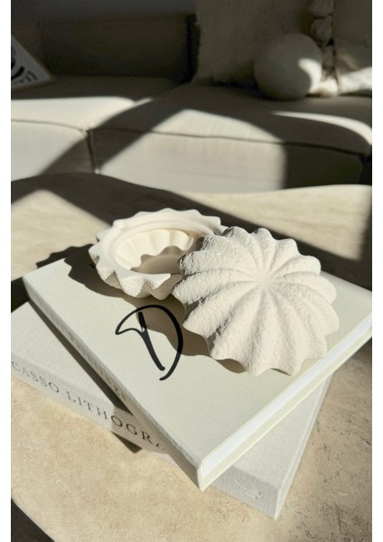 Hm Muadili Dekoratif Beton Oluklu Kapaklı Kutu