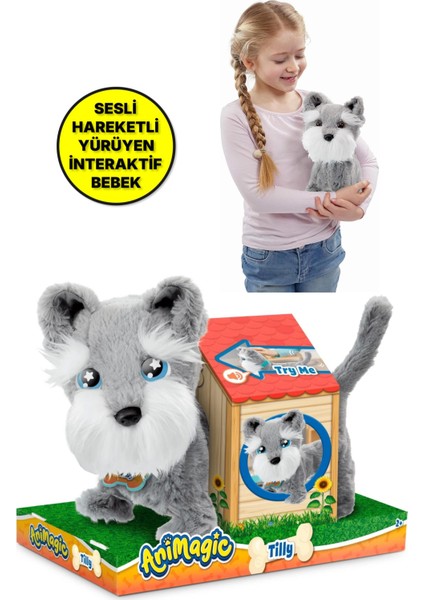 Animagic Sesli ve Hareketli Yürüyen Terrier Köpek Tilly