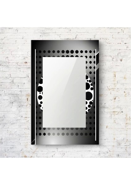 Dekorarif Desenli Dikdörtgen Duvar Aynası 73