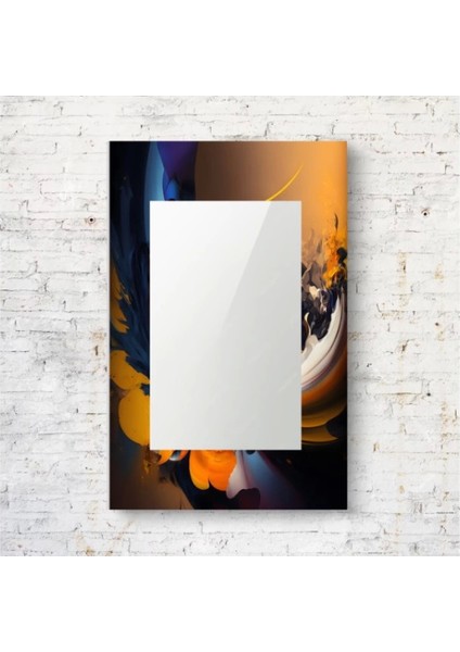 Dekorarif Desenli Dikdörtgen Duvar Aynası 99