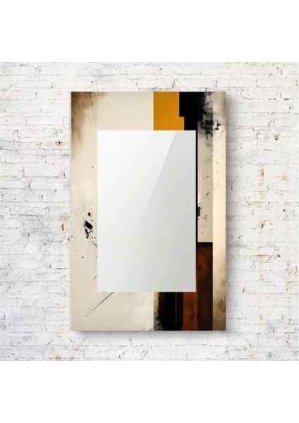 Dekorarif Desenli Dikdörtgen Duvar Aynası 92