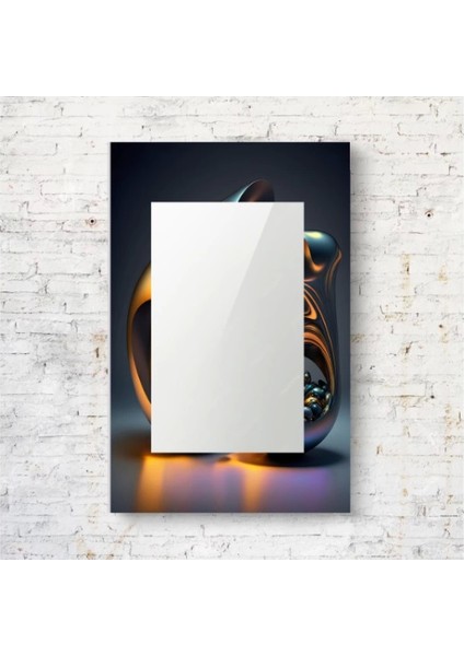 Dekorarif Desenli Dikdörtgen Duvar Aynası 98