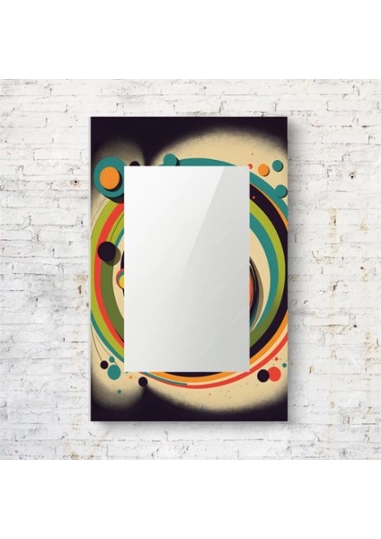 Dekorarif Desenli Dikdörtgen Duvar Aynası 126