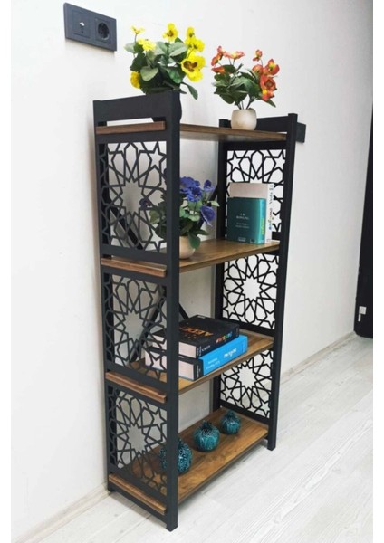 Desenli Lazer Kesim Metal Raf,kitaplık,çiçeklik,ofis Dolabı,banyo Düzenleyici,mutfak Rafı