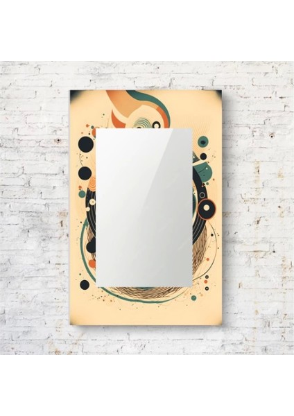 Dekorarif Desenli Dikdörtgen Duvar Aynası 117