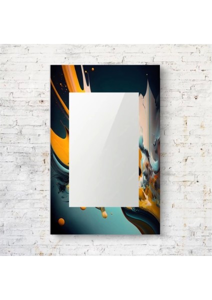 Dekorarif Desenli Dikdörtgen Duvar Aynası 129