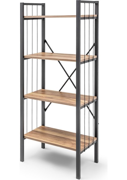 Nemsa Metal -Metal Telli Kitaplık, Metal Raf,dosya Kitap Rafı, 4 Raflı, 150 cm *60 fiyatları