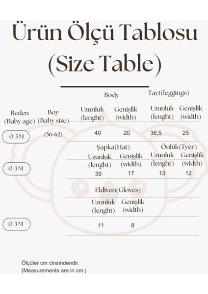 Baby Nakışlı 5li Yenidoğan Set