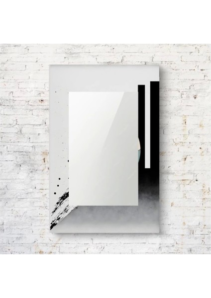 Dekorarif Desenli Dikdörtgen Duvar Aynası 137