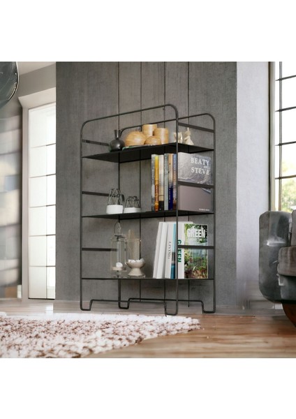 3 Katlı Metal Ofis Rafı, Katalog Rafı, Dergilik, Broşür Rafı, Ürün Teşhir Rafı, Genç Odası Kitaplık modelleri