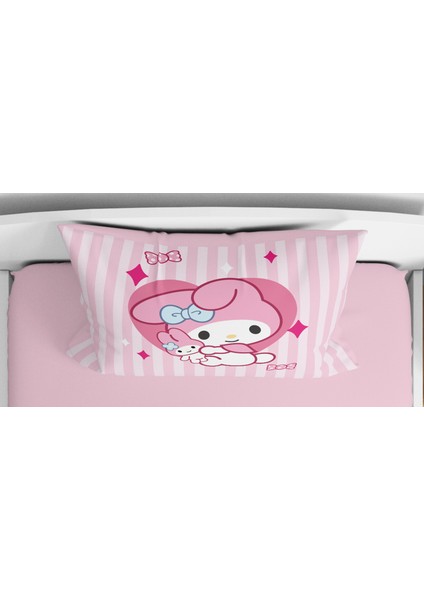 My Melody Kuromi 3D Dijital Baskılı Tek Kişilik Kız Çocuk (Çarşafsız) Nevresim Takımı fiyatları