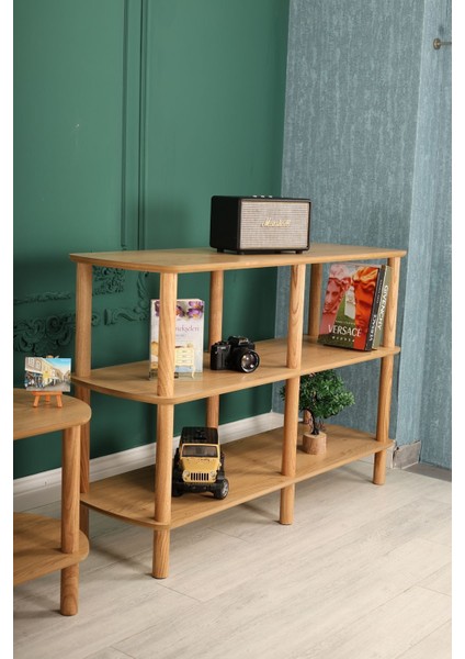 Fiore Kitaplık: Minimalist Mdf ve Ahşap Tasarım