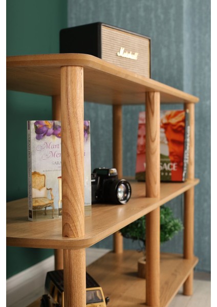 Fiore Kitaplık: Minimalist Mdf ve Ahşap Tasarım