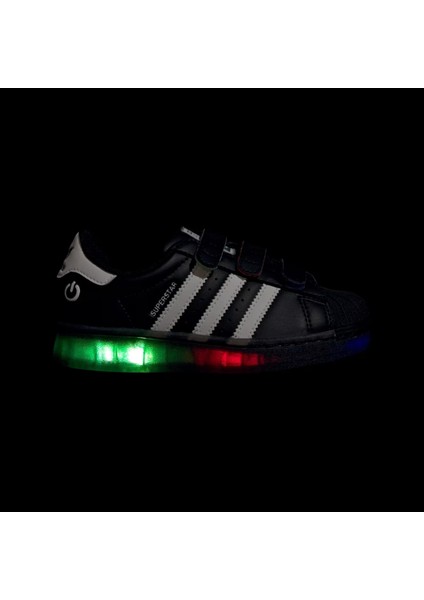 Superstar LED Lights Comfort Çocuk Günlük Spor Ayakkabı modelleri