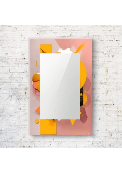 Dekorarif Desenli Dikdörtgen Duvar Aynası 153