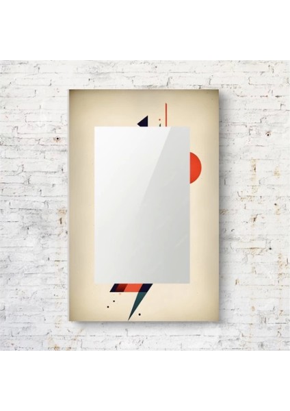 Dekorarif Desenli Dikdörtgen Duvar Aynası 164