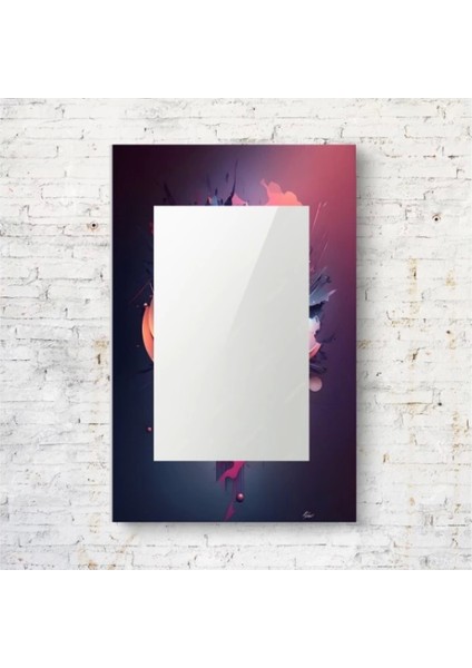 Dekorarif Desenli Dikdörtgen Duvar Aynası 152