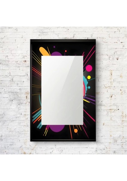 Dekorarif Desenli Dikdörtgen Duvar Aynası 155