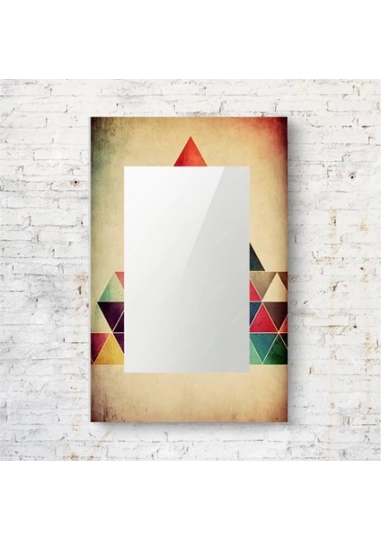 Dekorarif Desenli Dikdörtgen Duvar Aynası 188