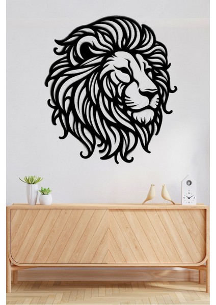 Aslan Tablosu Minimal Dekoratif Tablo T000000010