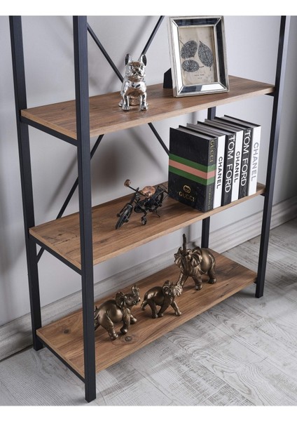 Kitaplık Dekoratif Raf 180 x 90 cm 5 Raflı