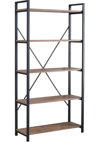 Kitaplık Dekoratif Raf 180 x 90 cm 5 Raflı