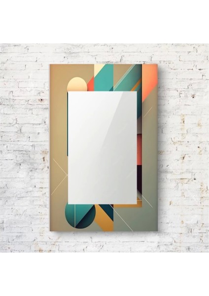 Dekorarif Desenli Dikdörtgen Duvar Aynası 198