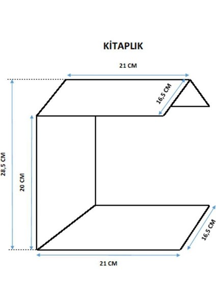 Ahşap Kitaplık - Pinterest Design