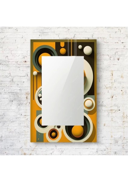 Dekorarif Desenli Dikdörtgen Duvar Aynası 201