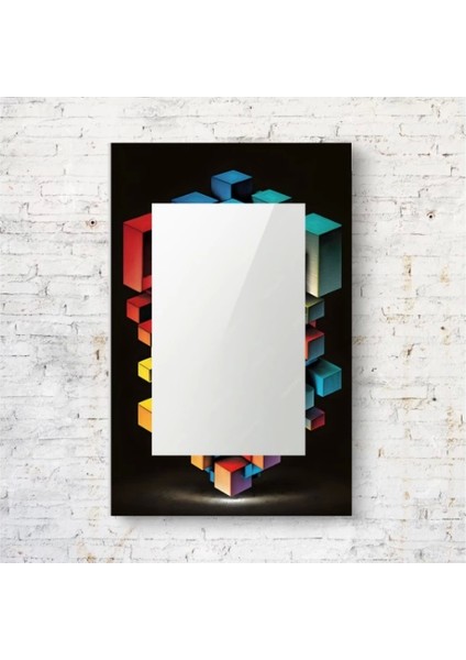 Dekorarif Desenli Dikdörtgen Duvar Aynası 203