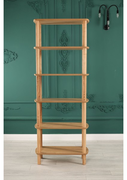 Rosa Kitaplık: Minimalist Mdf ve Ahşap Tasarım 174 cm x 80 cm