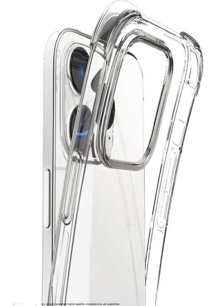 iPhone 16 Kılıf Köşe Korumalı Kılıf Şeffaf Köşeli Kılıf Slikon - Şeffaf fırsatları