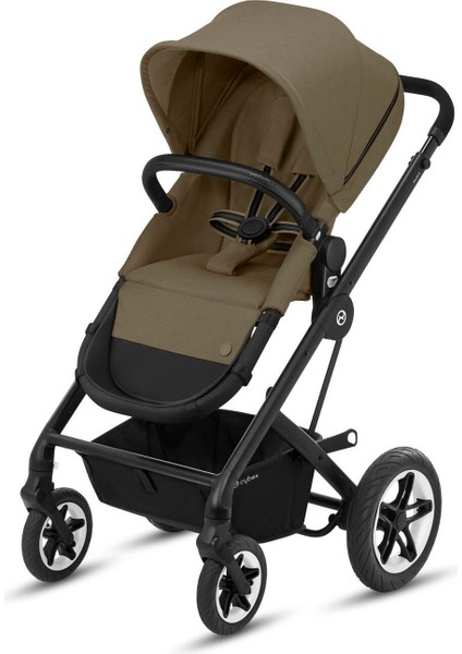 Talos S 2in1 Black (Classic Beige) (Konforlu Bebek Arabası)